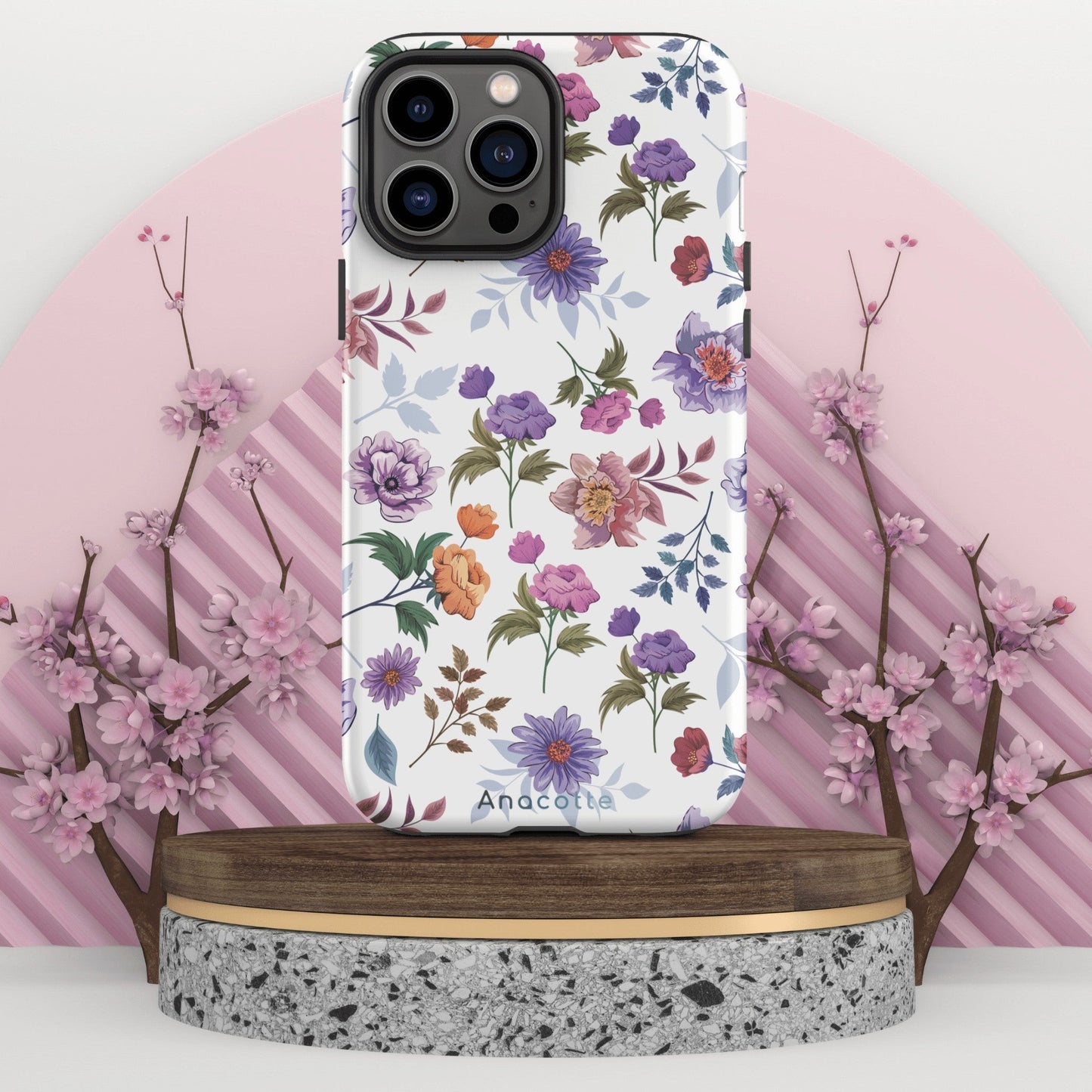 Anacotte Stylish Cute Floral iPhone Case